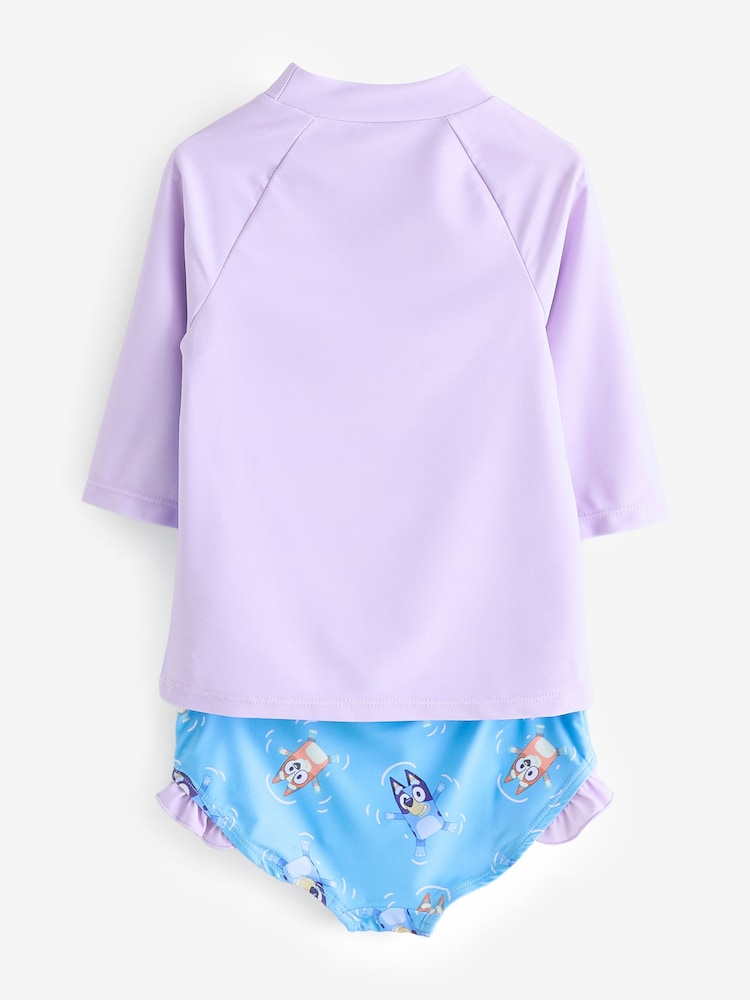 Brand Threads Black Bluey Girls Swim Set - Image 2 of 6