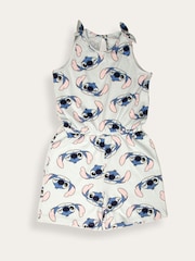 Brand Threads Blue 100% Cotton Stitch Playsuit - Image 1 of 3