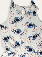 Brand Threads Blue 100% Cotton Stitch Playsuit - Image 3 of 3