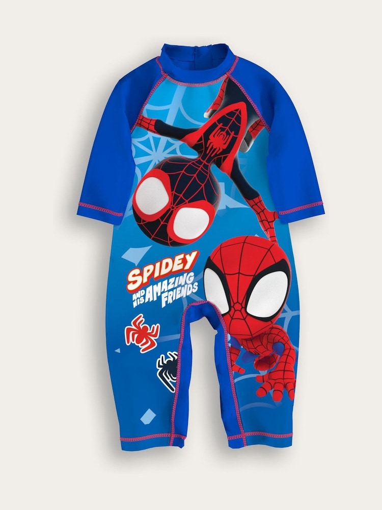 Brand Threads Blue Spidey and His Amazing Friends Swim set - Image 1 of 6