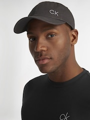 Calvin Klein Golf Grey 100% Cotton Twill Caps - Image 4 of 7