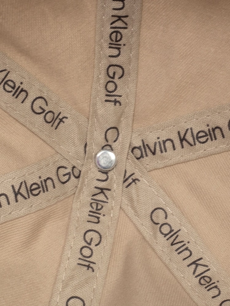 Calvin Klein Golf 100% Cotton Twill Brown Caps - Image 6 of 6