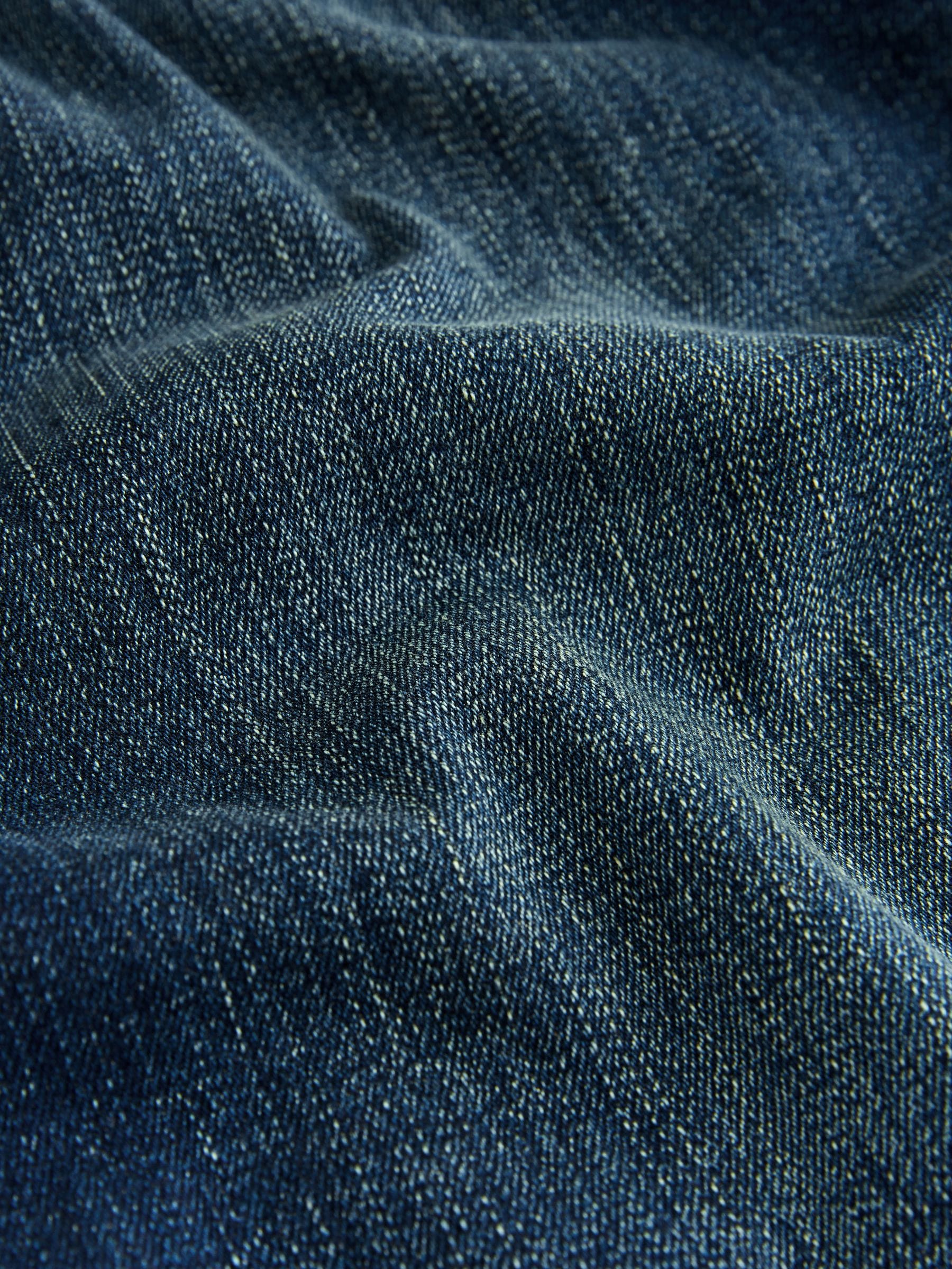 Buy Blue Straight Fit Premium Crosshatch Denim Jeans from Next USA