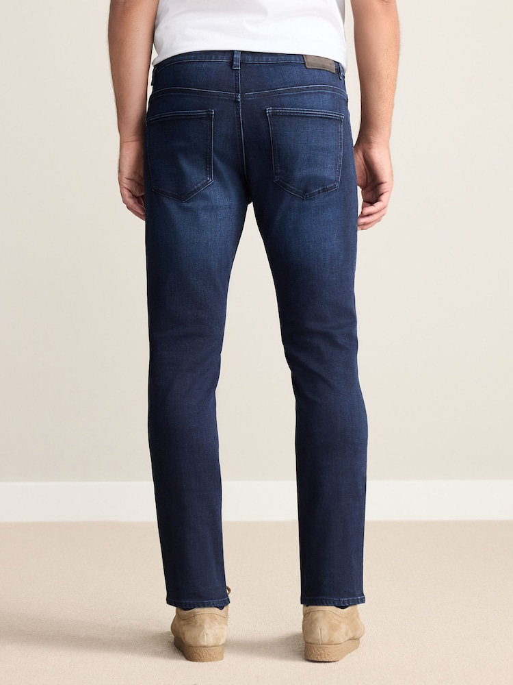 Blue Slim Fit Signature Ultra Soft Touch Denim Jeans - Image 2 of 11 Blue Slim Fit Signature Ultra Soft Touch Denim Jeans - Image 2 of 11