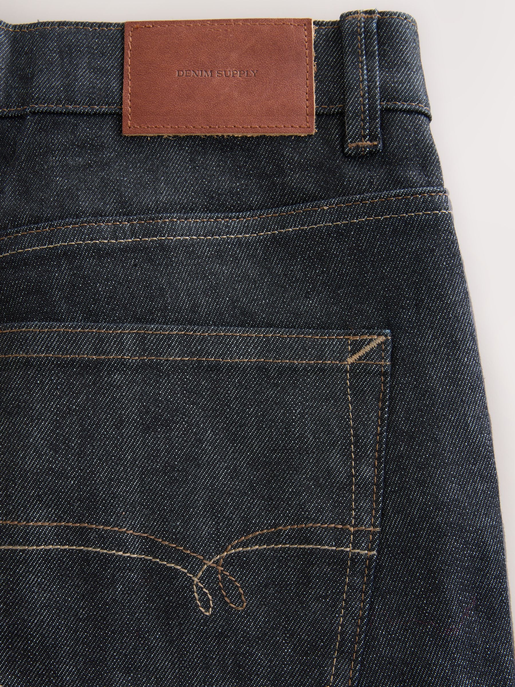 Buy Blue Indigo Rinse Straight Fit Signature Brushed Cosy Check Buy Blue Indigo Rinse Straight Fit Signature Brushed Cosy Check
