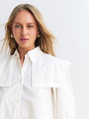 A.P.C. White Cotton Ondine Shirt - Image 5 of 6