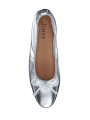 Jones Bootmaker Opaline Bow-Detailed Leather Black Pumps - Image 5 of 6
