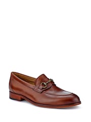 Jones Bootmaker Reece Leather Brown Loafers - Image 3 of 6