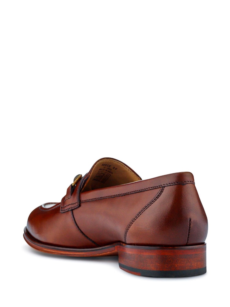 Jones Bootmaker Brown Reece Leather Loafers - Image 4 of 6