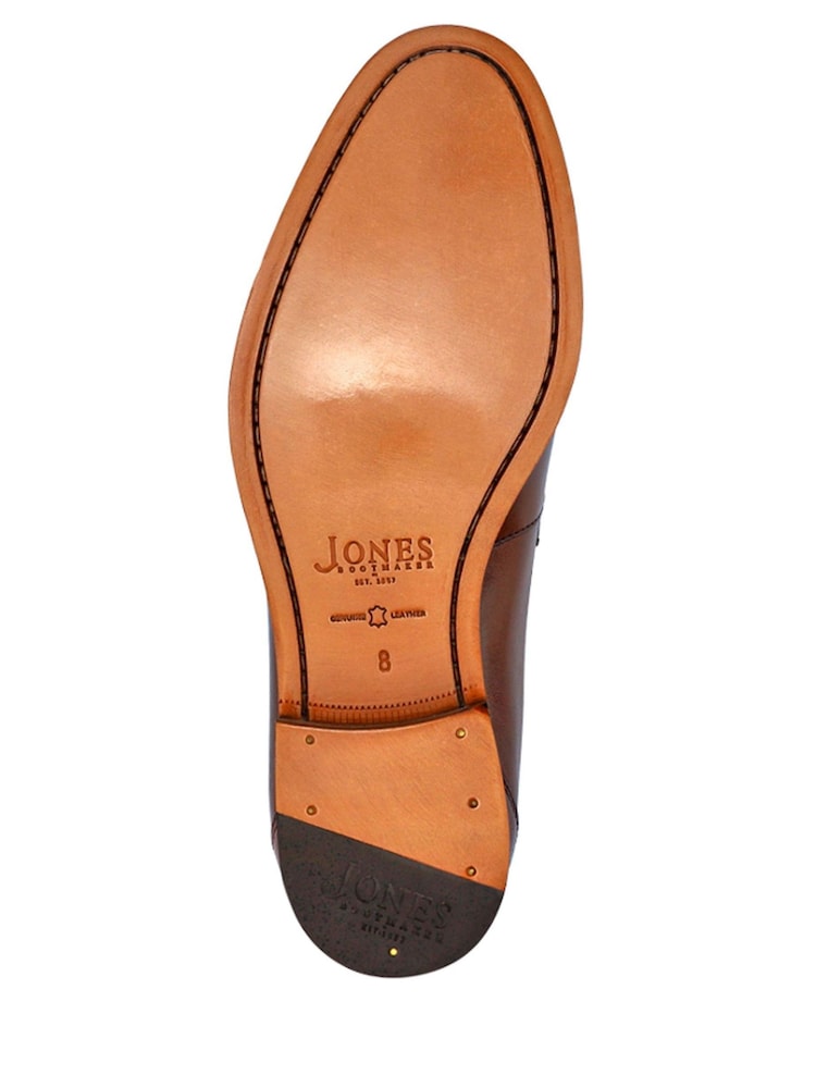 Jones Bootmaker Reece Leather Brown Loafers - Image 6 of 6