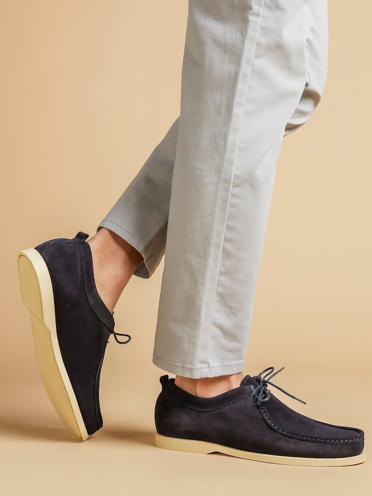 Jones Bootmaker Blue Phenix Leather Moccasins - Image 1 of 7 Jones Bootmaker Blue Phenix Leather Moccasins - Image 1 of 7