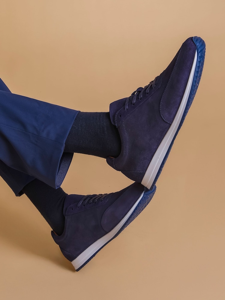 Синий - кожаные кроссовки Jones Bootmaker Southend2 - Image 1 of 6
