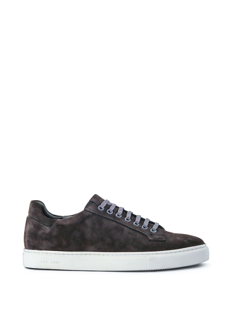 Jones Bootmaker Mens Simon Leather Trainers - Image 1 of 5