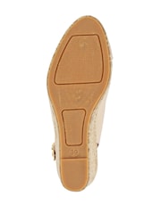 Blanco - Jones Bootmaker Blue Raquelle Leather Heeled Espadrilles - Imagen 7 de 7