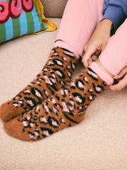 Eleanor Bowmer Embroidered Cosy Socks - Image 1 of 6