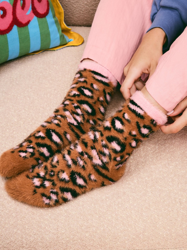 Eleanor Bowmer Embroidered Cosy Socks - Image 1 of 6