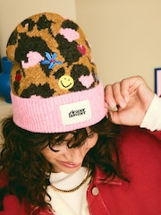 Eleanor Bowmer Leopard Print Embroidered Hat - Bild 3 von 6