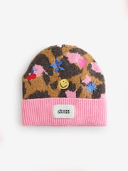 Eleanor Bowmer Leopard Print Embroidered Hat - Bild 6 von 6