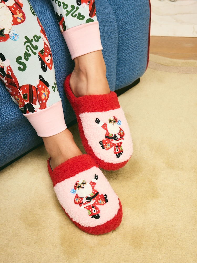 Eleanor Bowmer Disco Santa Mule Slippers - Bild 1 von 7