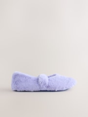 Flieder-Violett - Eleanor Bowmer Leopard Print Star Mule Slippers - Bild 4 von 7