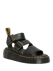 Dr. Martens Black Gryphon Quad Pisa Sandals - Image 1 of 5