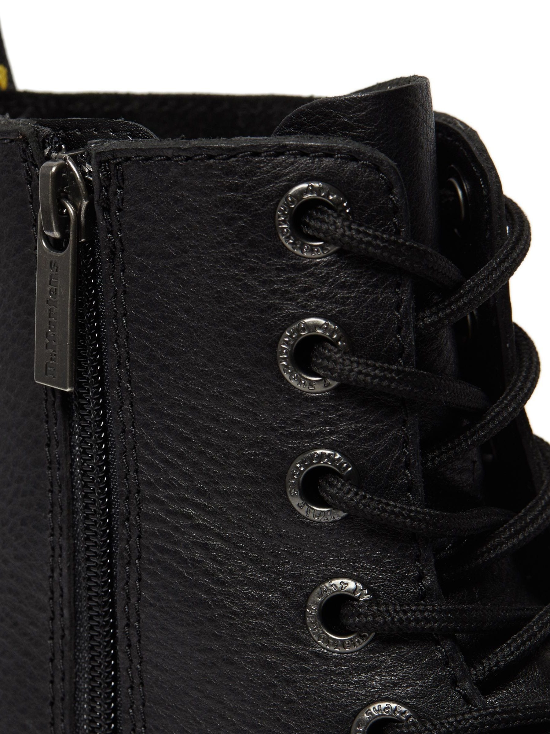 Buy Dr. Martens Black Jadon Iii Pisa Leather Boots from the Next