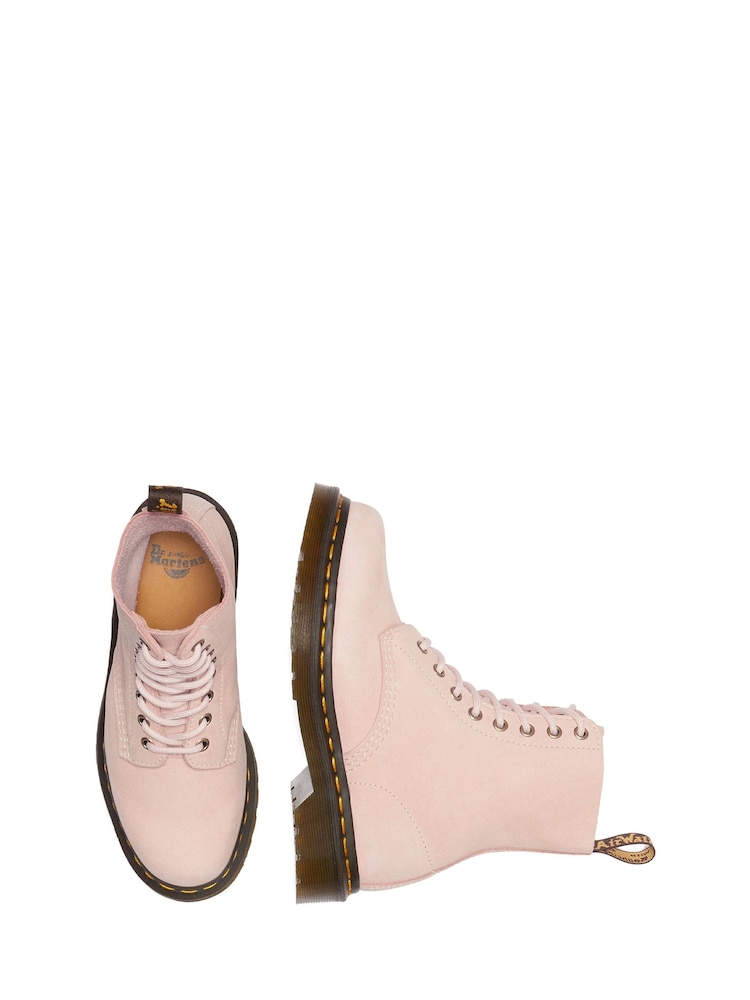 Dr. Martens Pink 1460 Pascal Virginia Lace-Up Leather Boots - Image 4 of 6