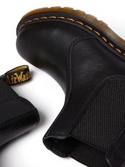 Dr. Martens Black 2976 Virginia Chelsea Leather Boots - Image 2 of 5