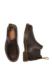 Dr. Martens Brown 2976 Lo Kelp Chelsea Leather Boots - Image 6 of 6