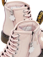 وردي - Dr. Martens Junior 1460 Virginia Lace-Up Boots - صورة 5 من 6