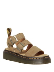 Dr. Martens Cream Gryphon Quad Pisa Sandals - Image 1 of 6