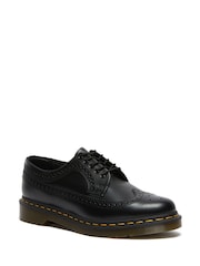 Dr. Martens Black Unisex 3989 Smooth Brogue Shoes - Image 1 of 4