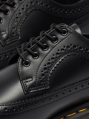 Dr. Martens Black Unisex 3989 Smooth Brogue Shoes - Image 4 of 4
