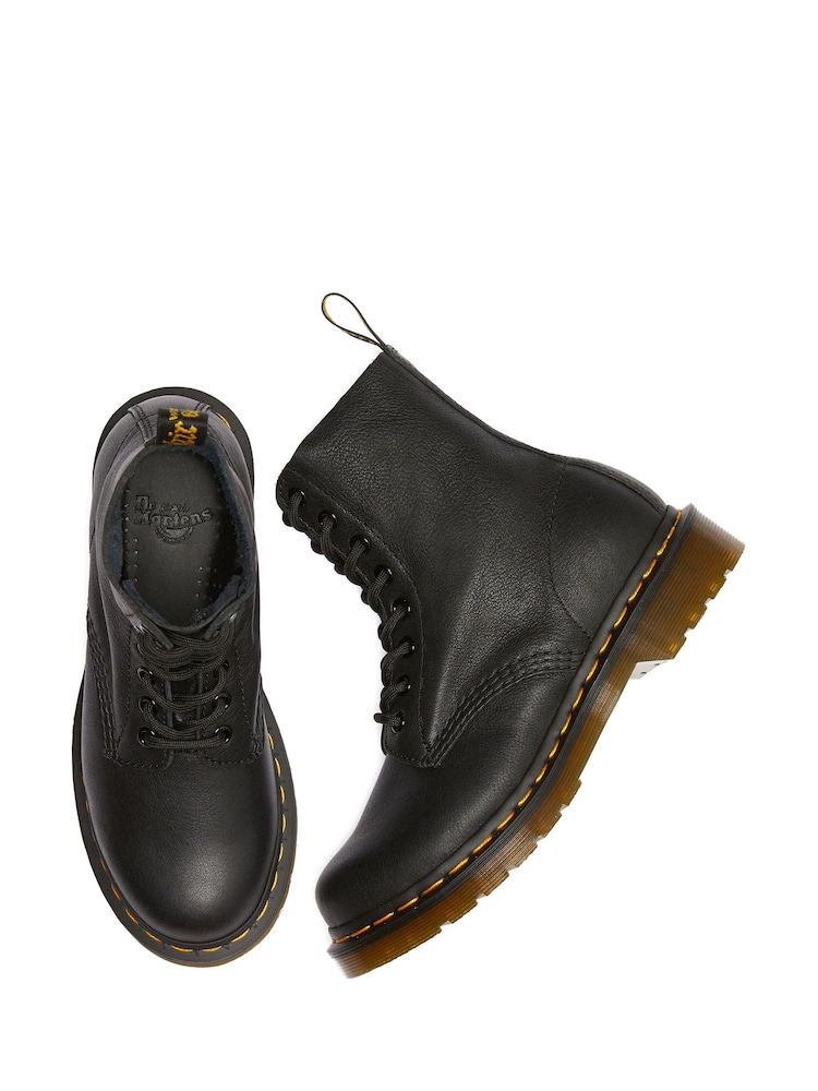 Zwart - Dr. Martens 1460 Pascal Virginia Lace-Up Leather Boots - Image 3 of 4
