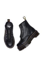 Dr. Martens Black Sinclair Milled Nappa Leather Boots - Image 4 of 5