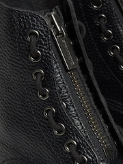 Dr. Martens Black Sinclair Milled Nappa Leather Boots - Image 5 of 5