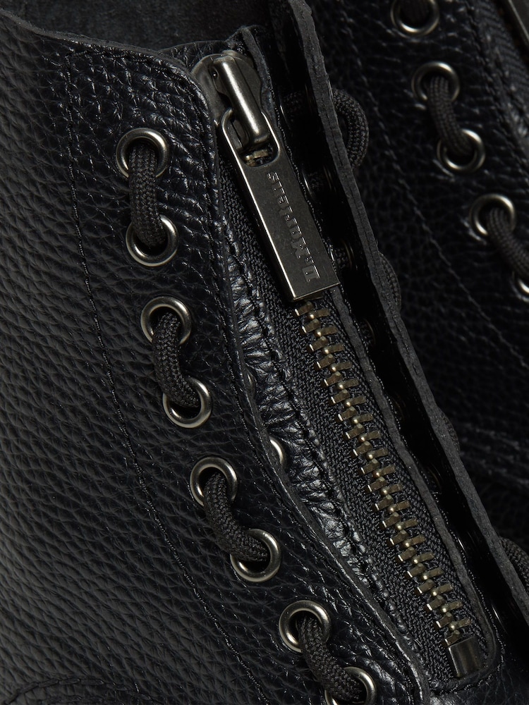 Dr. Martens Black Sinclair Milled Nappa Leather Boots - Image 5 of 5