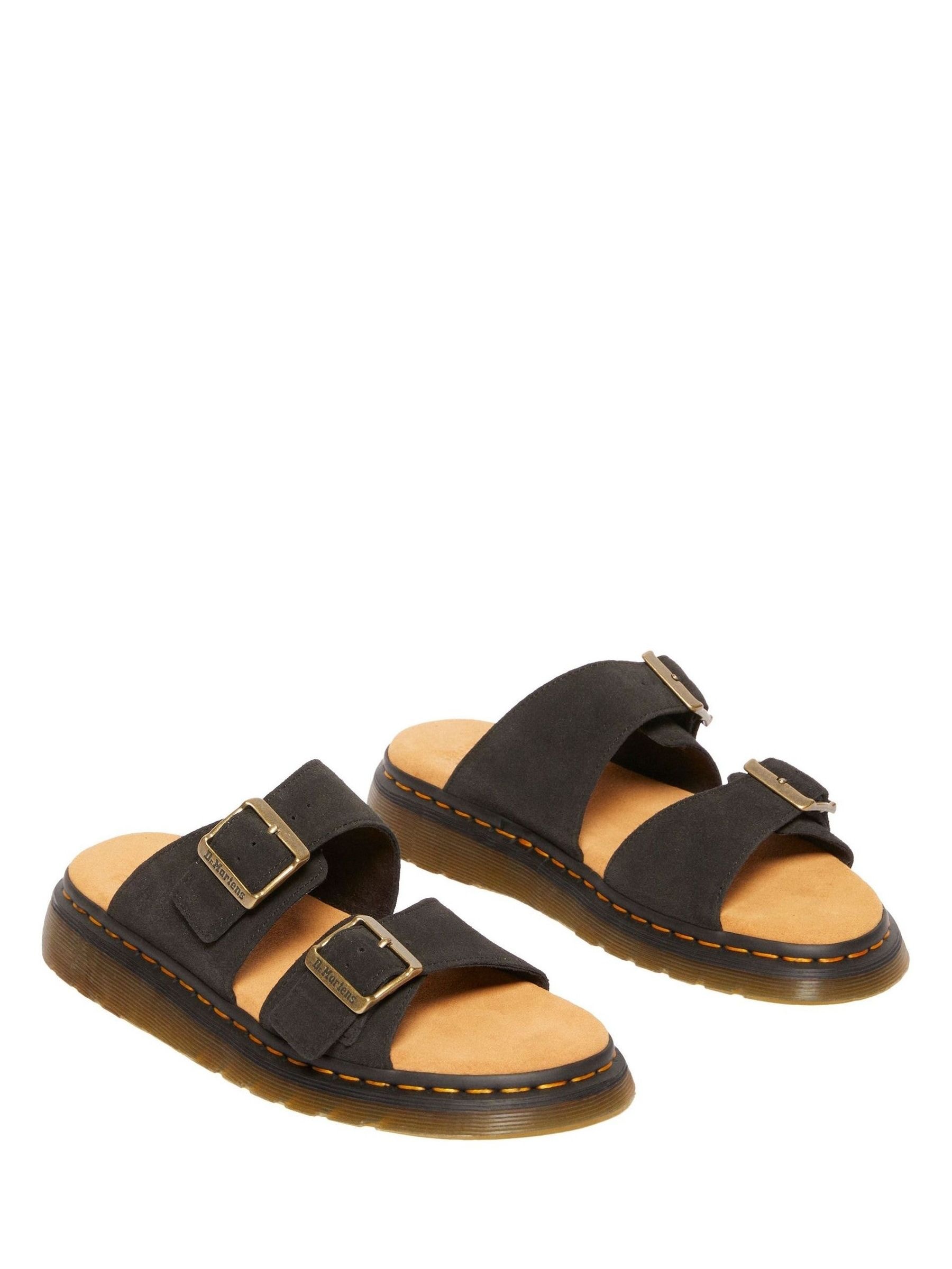 サンダル DR.MARTENS JOSEPH BLA/KHA 22cm~29cm Amazon.com | Dr. Martens Unisex Josef Slide Sandal, Black 1