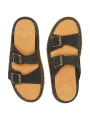 Dr. Martens Black Josef Suede Leather Sandals - Image 6 of 6