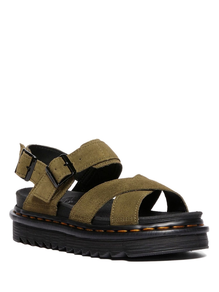Dr. Martens Green Voss Ii Athena Leather Sandals - Image 1 of 5 Dr. Martens Green Voss Ii Athena Leather Sandals - Image 1 of 5