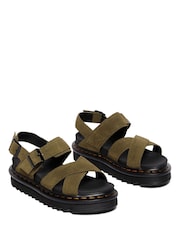 Dr. Martens Green Voss Ii Athena Sandals - Image 3 of 5