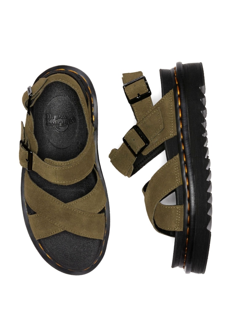 Dr. Martens Green Voss Ii Athena Sandals - Image 5 of 5