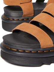 Dr. Martens Brown Blaire Athena Leather Sandals - Image 2 of 6