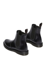 Dr. Martens Black Flora Polished Smooth Chelsea Boots - Image 4 of 6