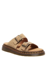 Dr. Martens Brown Josef Bronx Suede Leather Sandals - Image 1 of 6