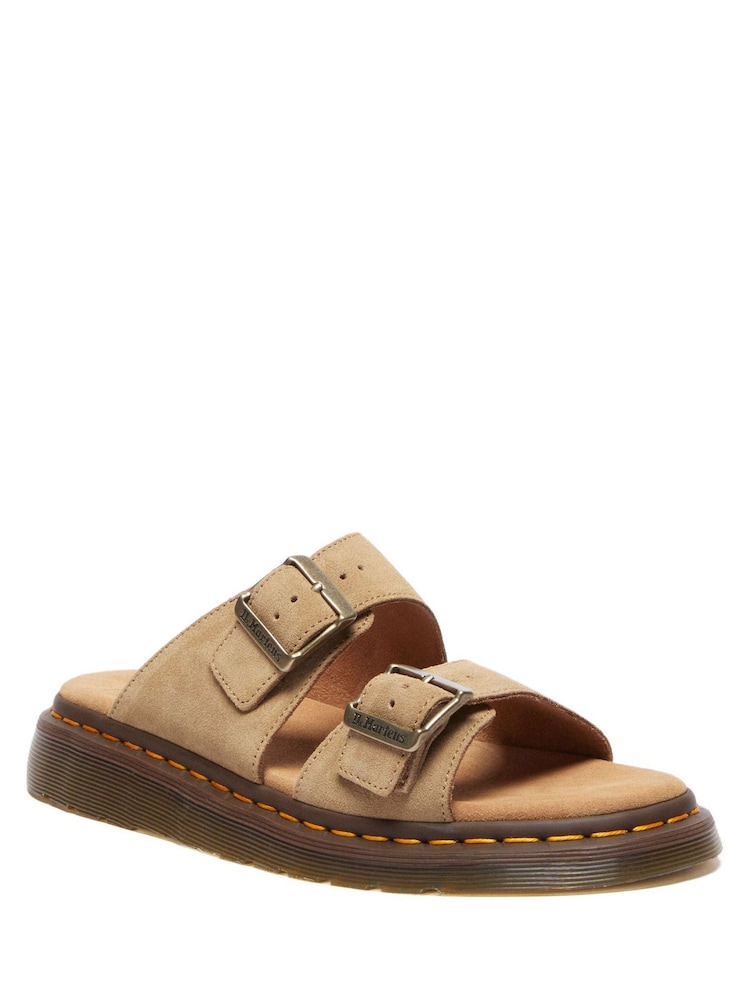 Dr. Martens Brown Josef Bronx Suede Leather Sandals - Image 1 of 6