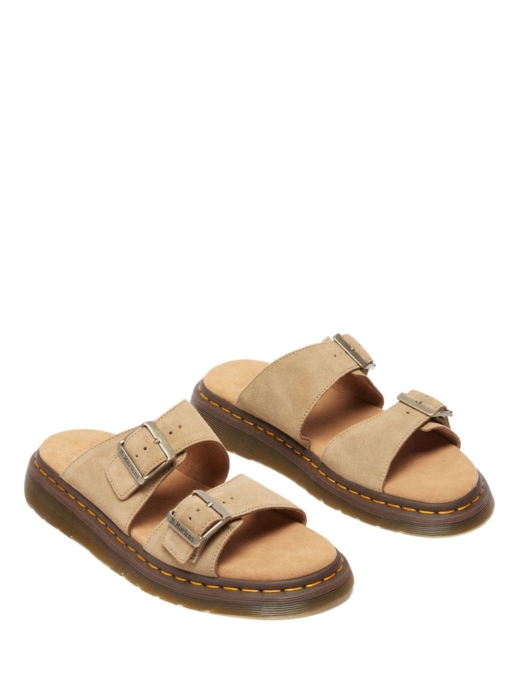 Dr. Martens Brown Josef Bronx Suede Leather Sandals - Image 2 of 6