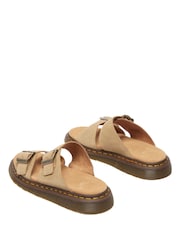 Dr. Martens Brown Josef Bronx Suede Leather Sandals - Image 3 of 6