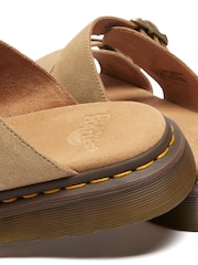 Dr. Martens Brown Josef Bronx Suede Leather Sandals - Image 6 of 6