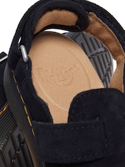 Dr. Martens Black Junior Jorgie Bronx Suede Leather Clogs - Image 6 of 6